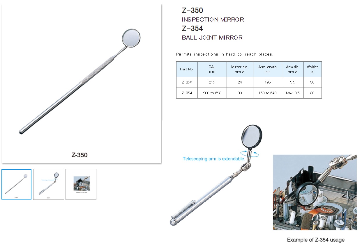 Ichiban Precision Sdn Bhd Hozan HOZAN INSPECTION MIRROR / BALL